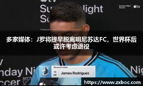 多家媒体：J罗将提早脱离明尼苏达FC，世界杯后或许考虑退役